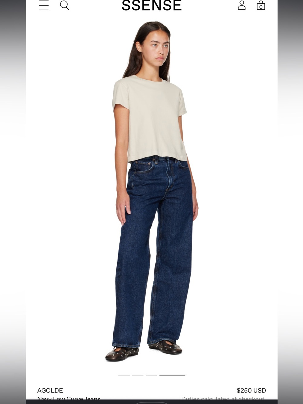 Agolde - Low Curve Jeans Pendulum 26